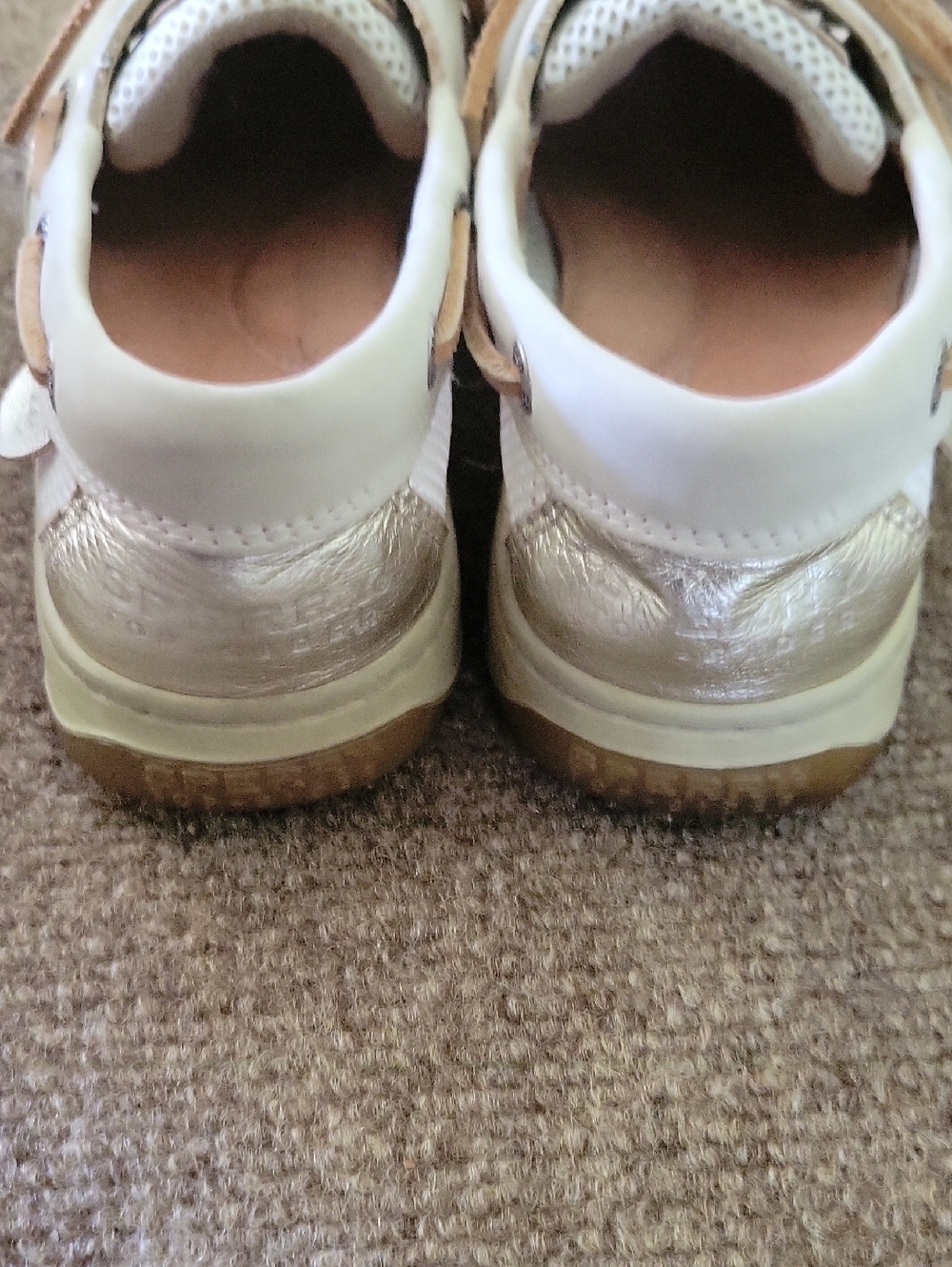 Sperry Top Sider Bluefish 2-Eye Boat Shoes Off-White/Cream Leather Size 7M - Picture 3 of 11